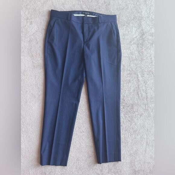 Banana Republic Blue Pinstripe Pants - Picture 1 of 3